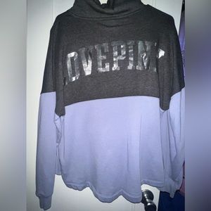 VS Pink Cowl Neck Hoodie